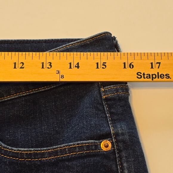 Gap Vintage Slim High Rise Jeans Womens Size 12R Blue Stretch Classic Normcore - Picture 8 of 11